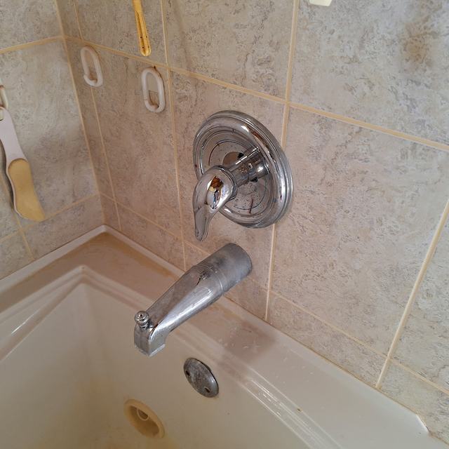 Bathtub spout and shower valve