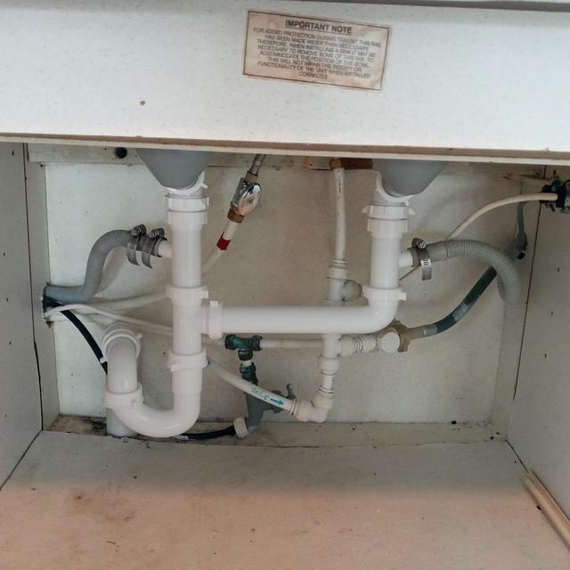 Under-sink drain pipes